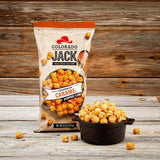 Colorado Jack Legendary Caramel Gourmet Popcorn 8 oz Bagged, Pack of 12