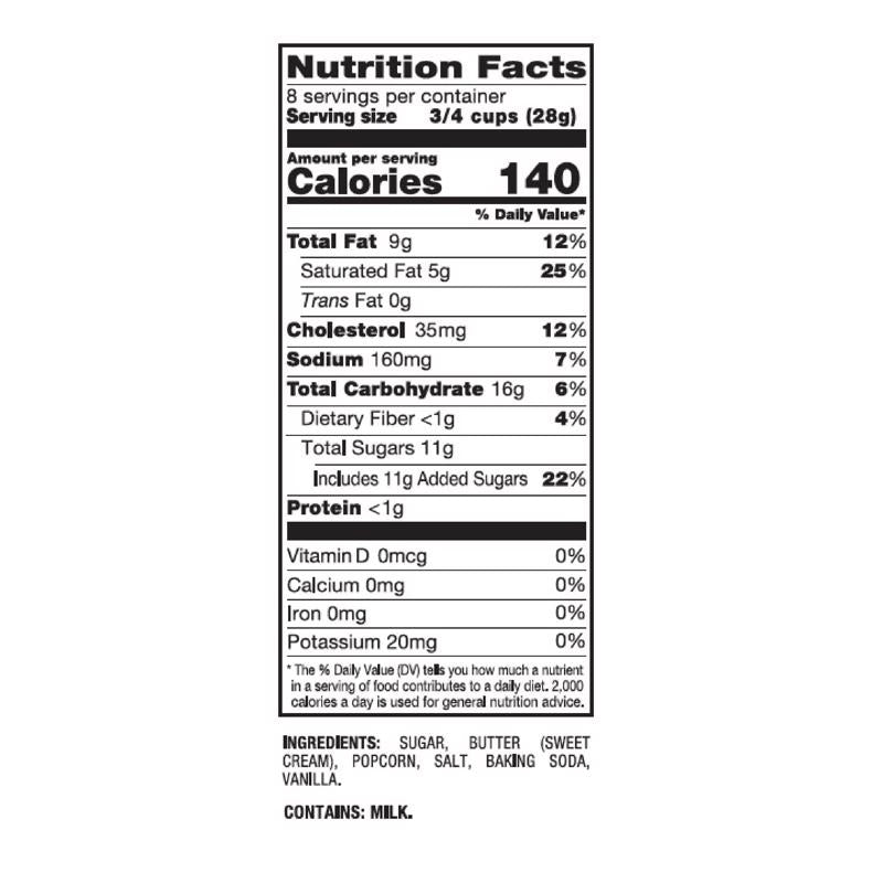 Colorado Jack Legendary Caramel Gourmet Popcorn 8 oz Bagged, Pack of 12