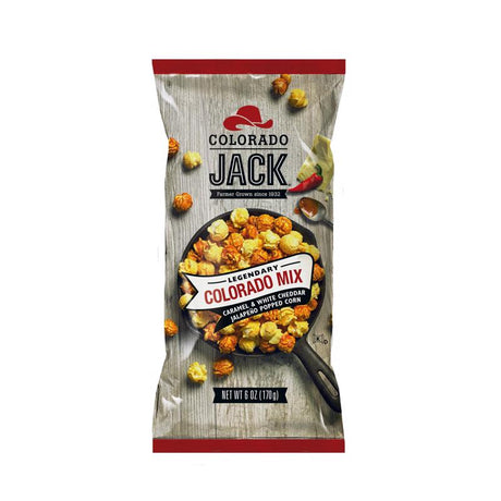 Colorado Jack Legendary Colorado Mix Gourmet Popcorn 6 oz Bagged, Pack of 12