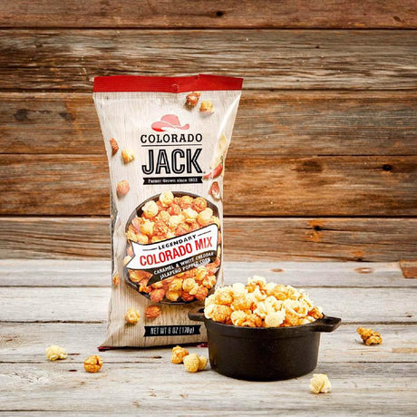 Colorado Jack Legendary Colorado Mix Gourmet Popcorn 6 oz Bagged, Pack of 12