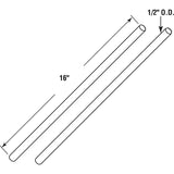 Prime-Line GD 52238 Hard Drawn Wire Winding Rod, Steel