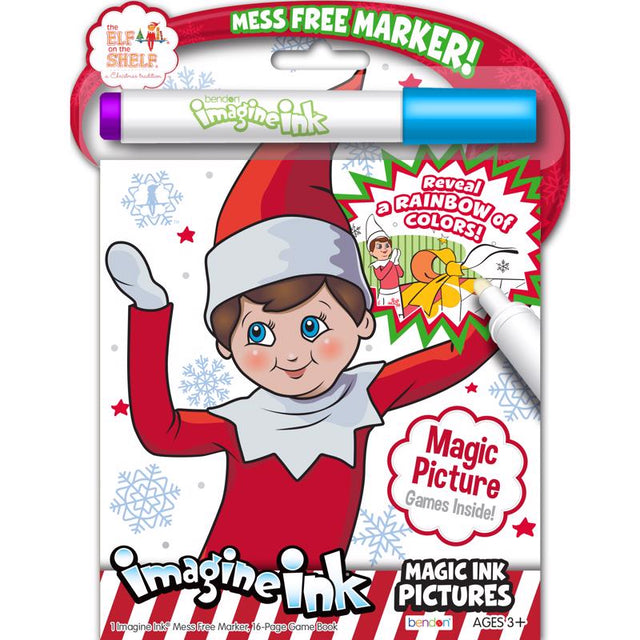 Bendon Imagine Ink Elf on the Shelf Magic Ink Pictures, Pack of 12