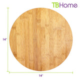 Totally Bamboo TB Home Brown 1 in. H X 14 in. D Bamboo Lazy Susan