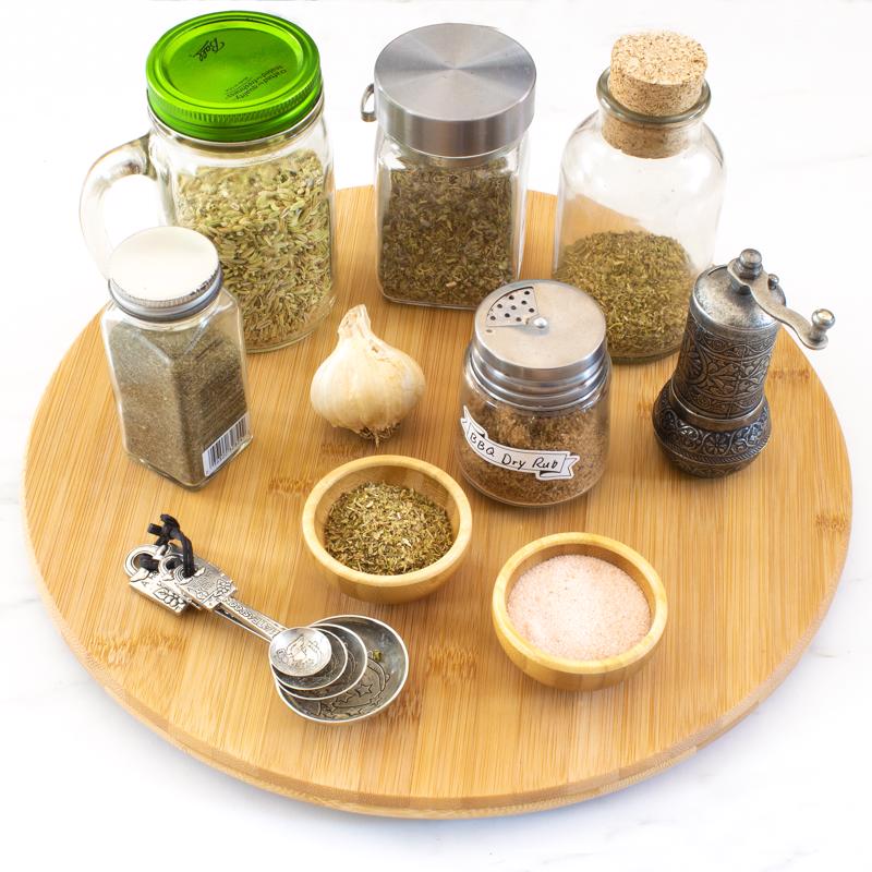 Totally Bamboo TB Home Brown 1 in. H X 14 in. D Bamboo Lazy Susan