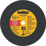 DEWALT DW8004 Cutting Wheel, 12 in Dia, 7/64 in Thick, 1 in Arbor, Coarse, Aluminum Oxide Abrasive