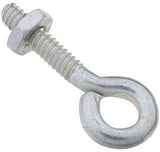 National Hardware N221-051 Eye Bolt, #10-24 Thread, Coarse Thread, 3/4 in L Thread, 0.28 in ID Dia Eye, 0.91 in L Shank, Pack of 20