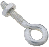National Hardware N221-051 Eye Bolt, #10-24 Thread, Coarse Thread, 3/4 in L Thread, 0.28 in ID Dia Eye, 0.91 in L Shank, Pack of 20