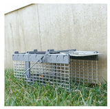 Havahart 1026 Animal Trap, 17-3/4 in L, 6.88 in W, 5-1/2 in H, Spring Loaded Door
