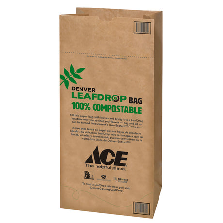 Pro Ampac Ace Denver Leafdrop 30 gal Lawn & Leaf Bags Flat Top 5 pk