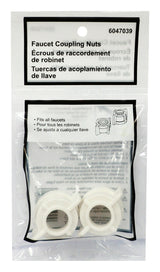 ProSource 24306 Faucet Coupling Nut, White