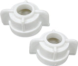ProSource 24306 Faucet Coupling Nut, White
