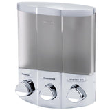 Better Living Trio 14.7 Wall Mount Touch Free Liquid Shampoo/Soap Dispenser
