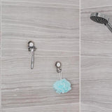 Better Living Impress 3 in. H X 1.75 in. W X 2.25 in. L Matte Clear Bath Hook