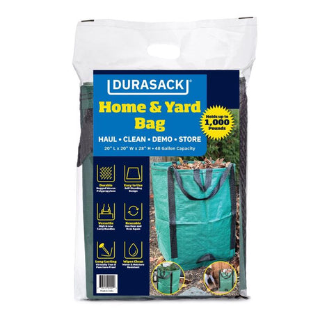 DuraSack 48 gal Pop Up Yard Bag Open 1 pk