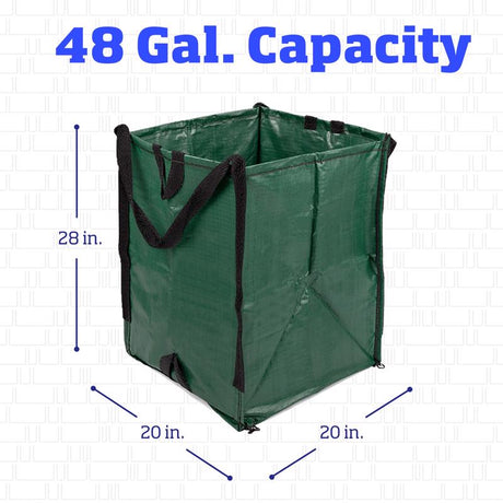 DuraSack 48 gal Pop Up Yard Bag Open 1 pk