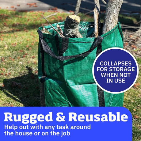 DuraSack 48 gal Pop Up Yard Bag Open 1 pk