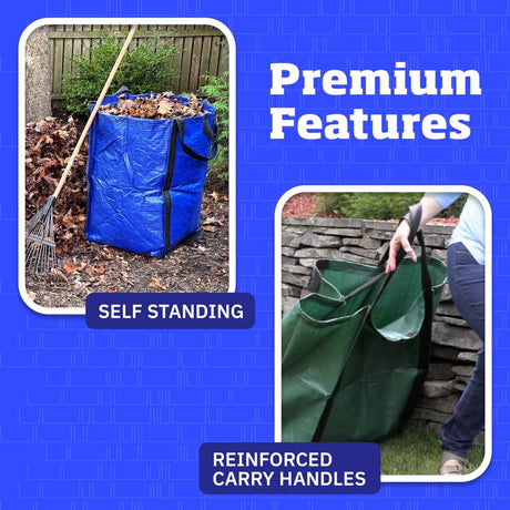 DuraSack 48 gal Pop Up Yard Bag Open 1 pk