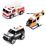 Sunny Days Maxx Action Mini Rescue Vehicles Multicolored