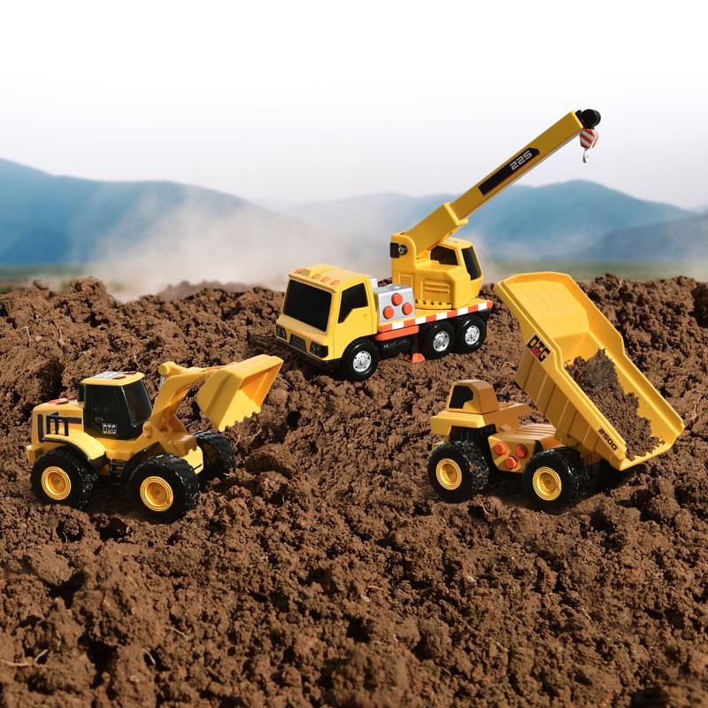 Sunny Days Maxx Action Mini Construction Vehicles Multicolored