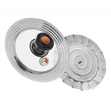 Air Whirl Crisper Air Fryer Lid Glass/Stainless Steel 1 pk