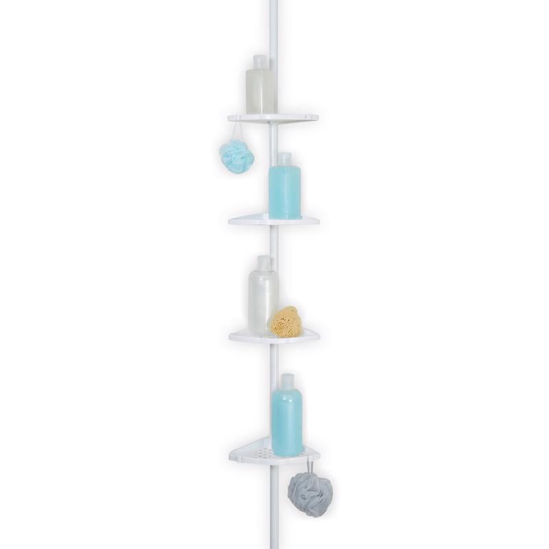 Better Living 24.36  H X 2.5 in. W X 8 in. L White Shower Corner Shelf