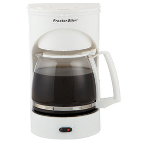 Proctor Silex 12 cups White Coffee Maker, Pack of 2