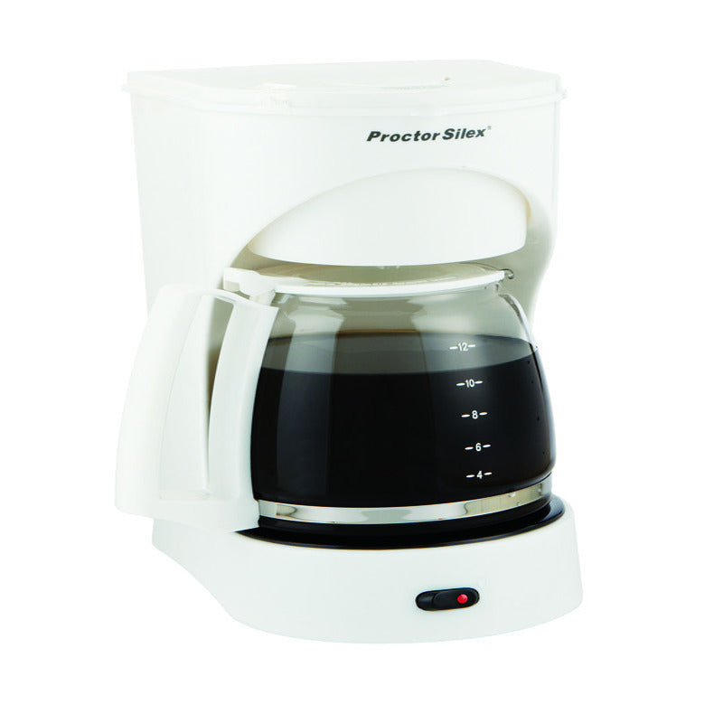 Proctor Silex 12 cups White Coffee Maker, Pack of 2