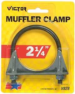 Genuine Victor 22-5-00828-8 Muffler Clamp, Steel, 2-1/4 in Dia Dimensions