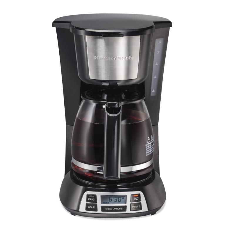 Hamilton Beach 12 cups Black/Silver Coffee Maker, Pack of 2