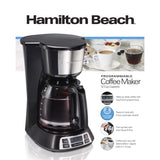 Hamilton Beach 12 cups Black/Silver Coffee Maker, Pack of 2