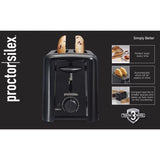 Hamilton Beach Proctor Silex Plastic Black 2 slot Toaster 6.2 in. H X 5.3 in. W X 10.3 in. D, Pack of 2