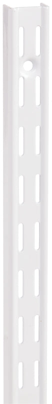 Knape & Vogt 82 WH 16.5 Shelf Standard, 450 lb, 14 ga Thick Material, 1-1/16 in W, 16-1/2 in H, Steel