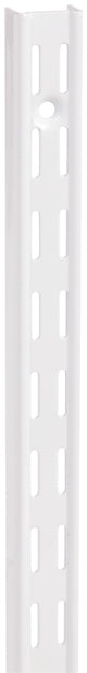 Knape & Vogt 82 WH 16.5 Shelf Standard, 450 lb, 14 ga Thick Material, 1-1/16 in W, 16-1/2 in H, Steel