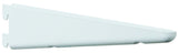 Knape & Vogt 182 Series 182 WH 7 Shelf Bracket, 7.26 in L, Steel, White