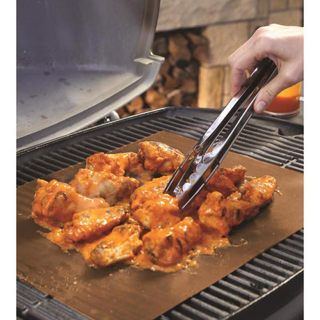 Ideavillage Plastic Grill Cooking Mat 550 F 13 in. L X 7 in. W 2 pk
