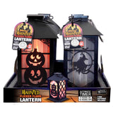 Magic Seasons 8 in. Haunted Flicker Flame Lantern Halloween Decor, Pack of 6