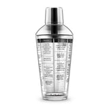 Final Touch 16 oz Multicolored Glass/Stainless Steel Bar Tool Set