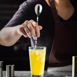 Final Touch Silver Stainless Steel Cocktail Mixing Spoon