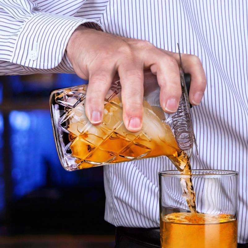 Final Touch 13.5 oz Clear/Silver Glass/Stainless Steel Pitcher