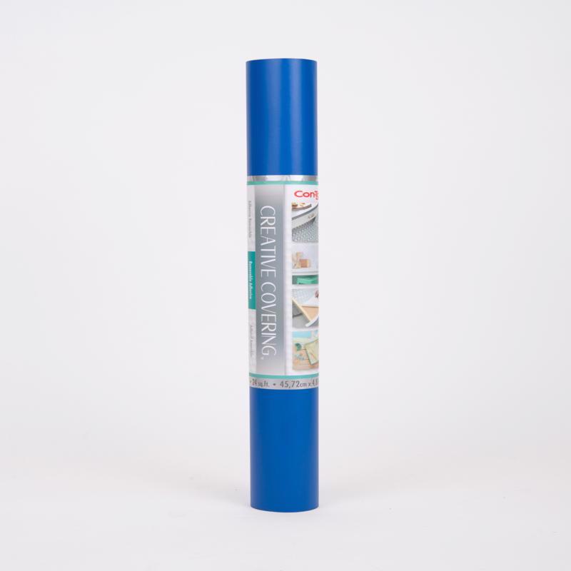 Con-Tact 16 ft. L X 18 in. W Blue Self-Adhesive Shelf Liner, Pack of 6