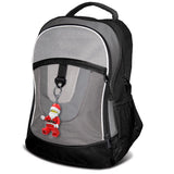 LEGO Minifigures Plastic Red/White Santa Keychain w/LED Light, Pack of 6
