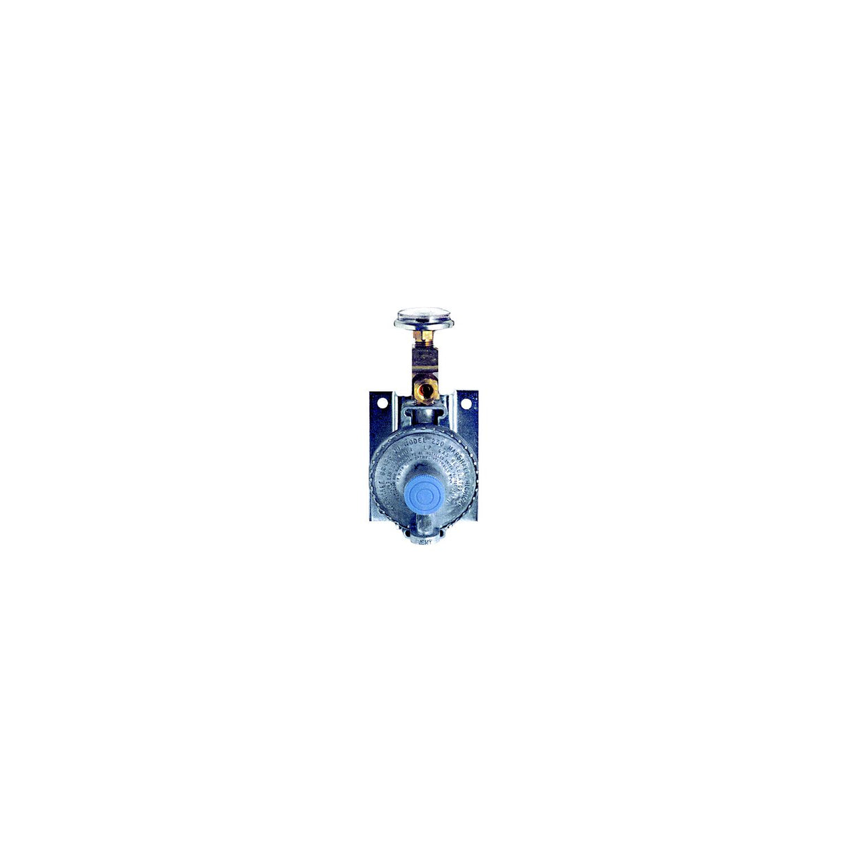 Trident 1211-1401 Marine LPG Wall Mount Single Stage Regulator with 20" Pigtail Hose