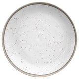 TarHong Gray/White Melamine Kiln Dinner Plate 1 each