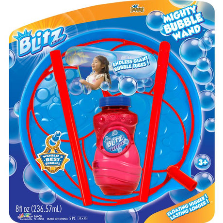Blitz Bubbles Mighty Bubble Wand Multicolored 1 pc, Pack of 6