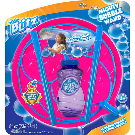 Blitz Bubbles Mighty Bubble Wand Multicolored 1 pc, Pack of 6
