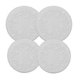 Range Kleen White Stainless Steel Burner Cover Set