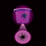 Magic Seasons Halloween Spider Web LED Projection Bucket 1 pk, Pack of 24