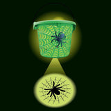 Magic Seasons Halloween Spider Web LED Projection Bucket 1 pk, Pack of 24