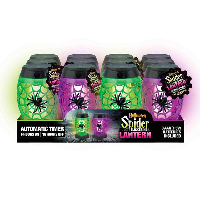 Magic Seasons Assorted Lantern Halloween Decor, Pack of 12