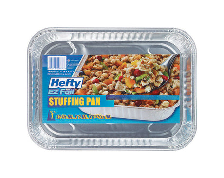Hefty EZ Foil 9 in. W X 13 in. L Roaster Pan Silver, Pack of 12